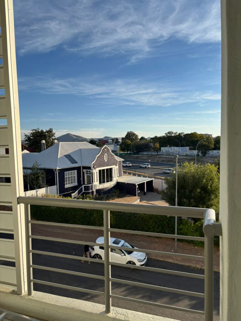 Balcony view over Windhoek